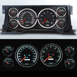 New Vintage Gauge Kit GM Truck 95-98 Performance Black 95101-01