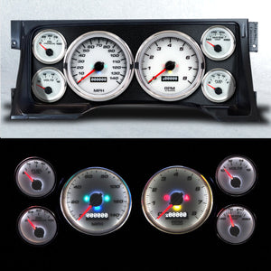 New Vintage Gauge Kit GM Truck 95-98 Performance  White 95101-03