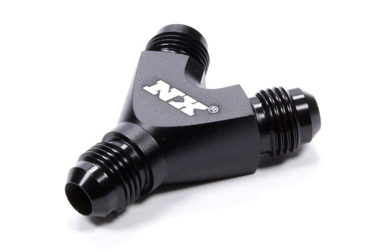 Nitrous Express 16386 Billet Y-Fitting Black 6x6x6