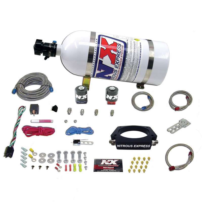 Nitrous Express 20933-10 EFI Plate Nitrous Kit GM LS 4-Bolt Plate 102mm