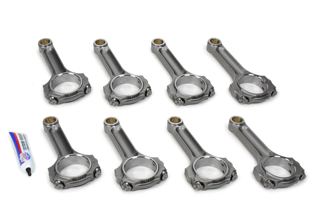 Oliver Racing C6000STLT8 SBC Billet Connecting Rod Set 6.000