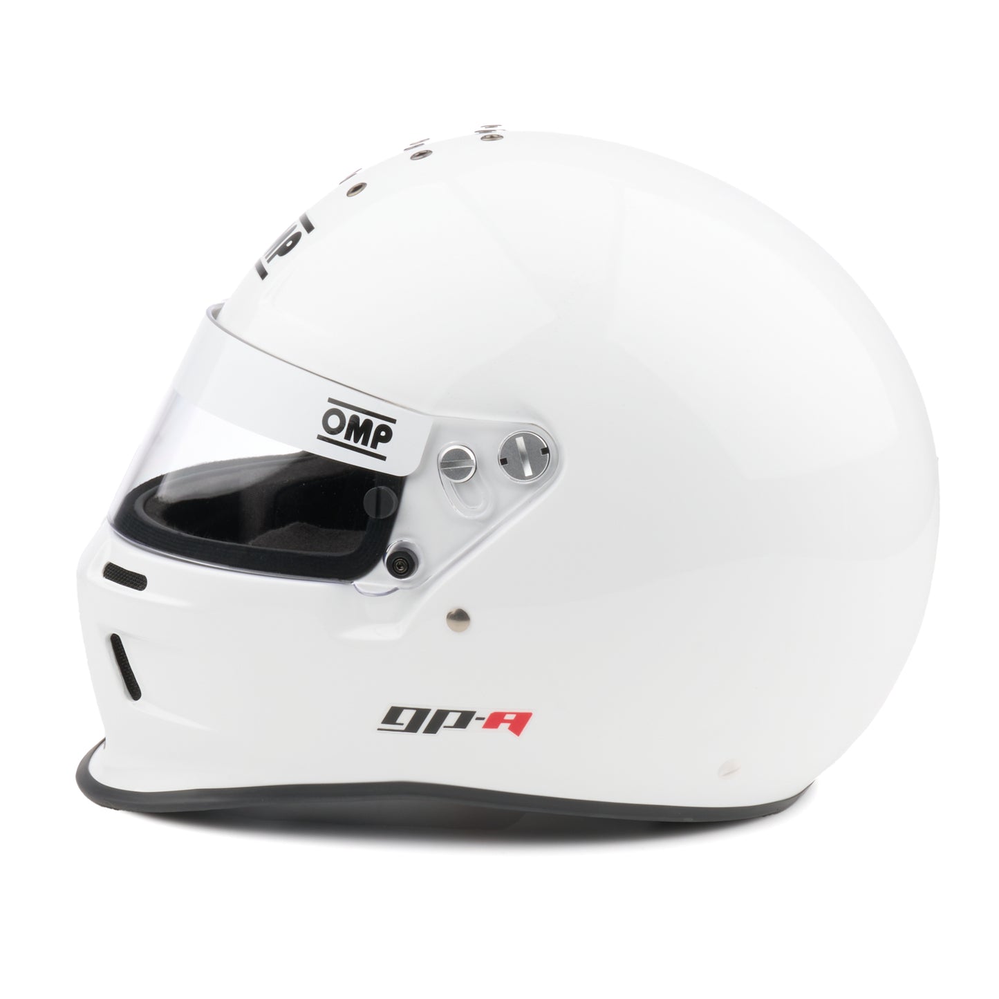 OMP GP-A Helmet SA-2025 (Side View, White)
