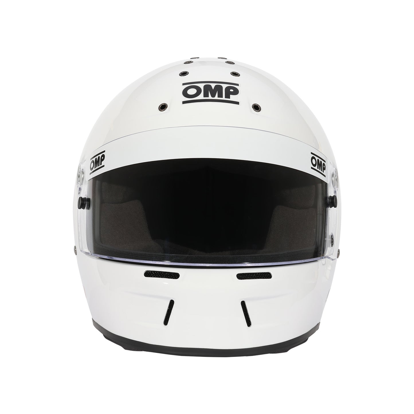 OMP GT-EV Helmet Snell SA-2025 (White, Front)