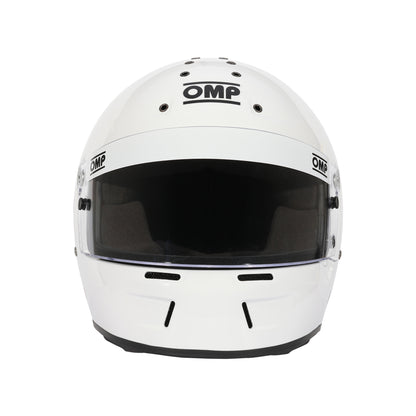 OMP GT-EV Helmet Snell SA-2025 (White, Front)