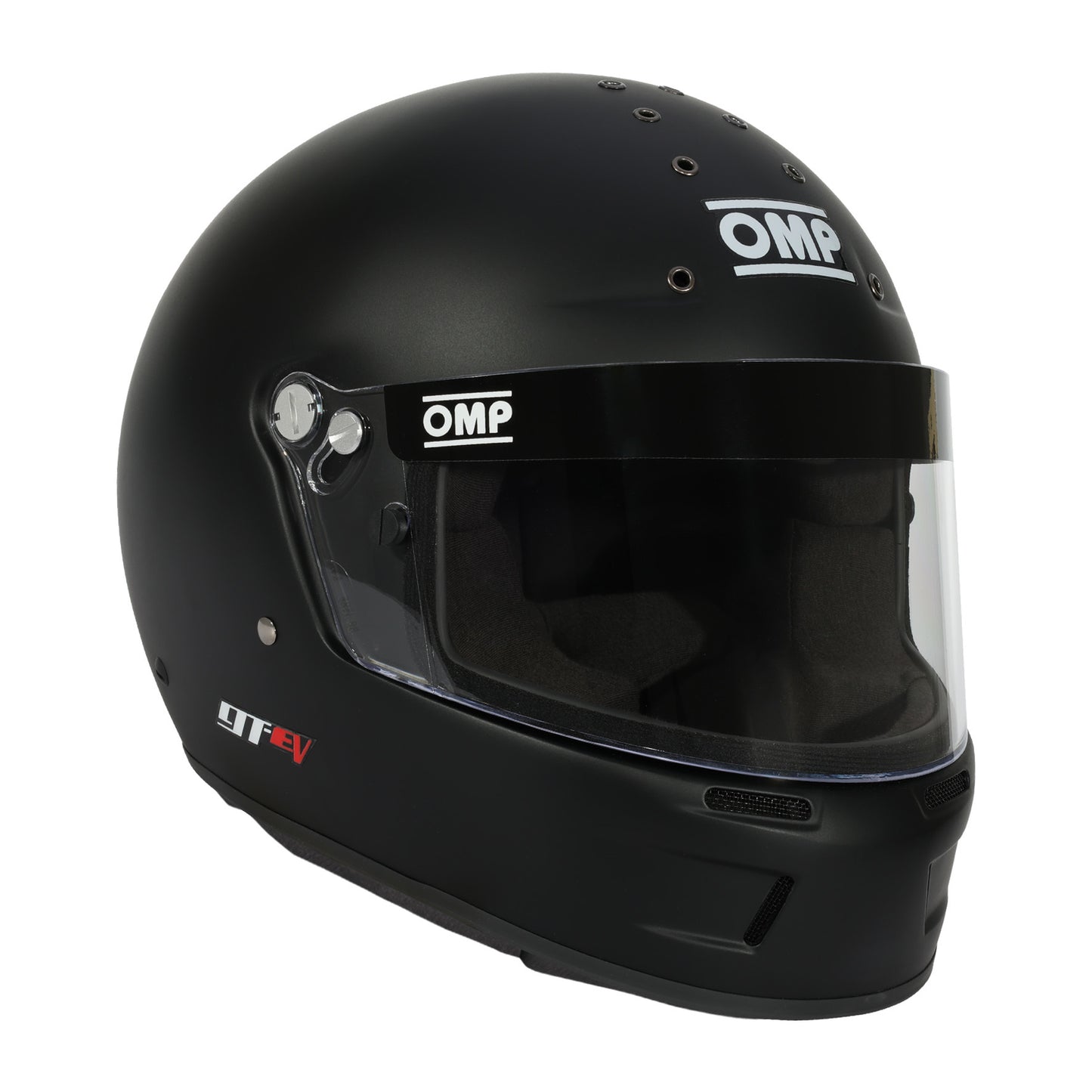 OMP GT-EV Helmet (Full Face, Black)