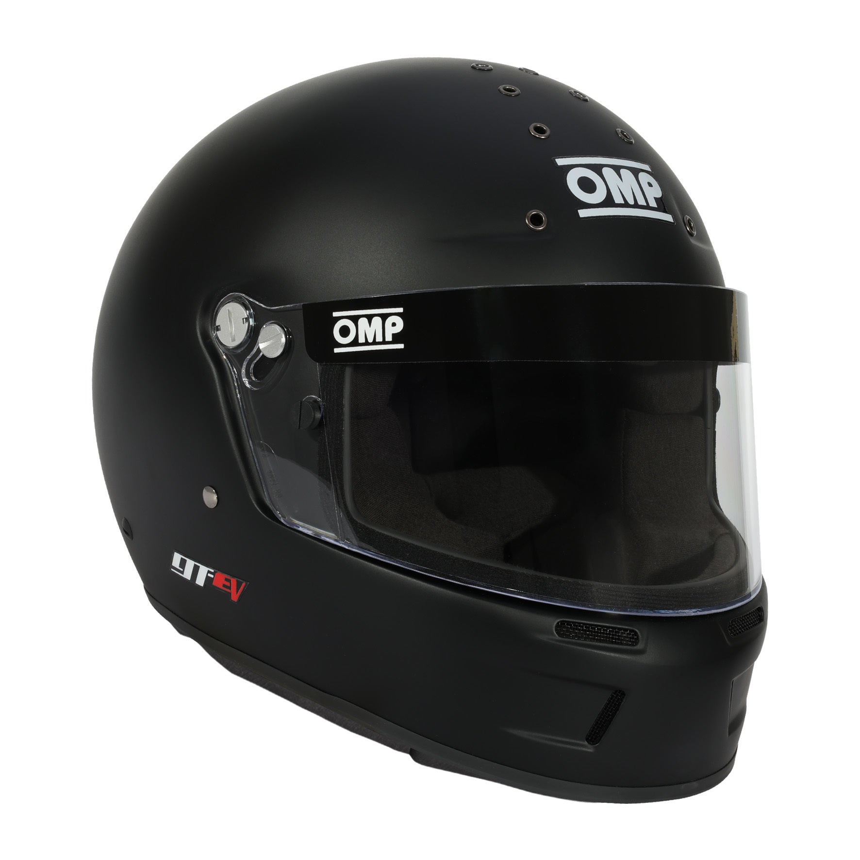 OMP GT-EV Helmet (Full Face, Black)