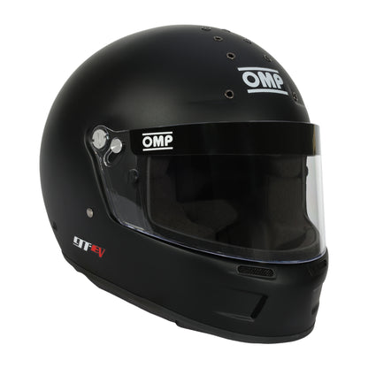 OMP GT-EV Helmet (Full Face, Black)