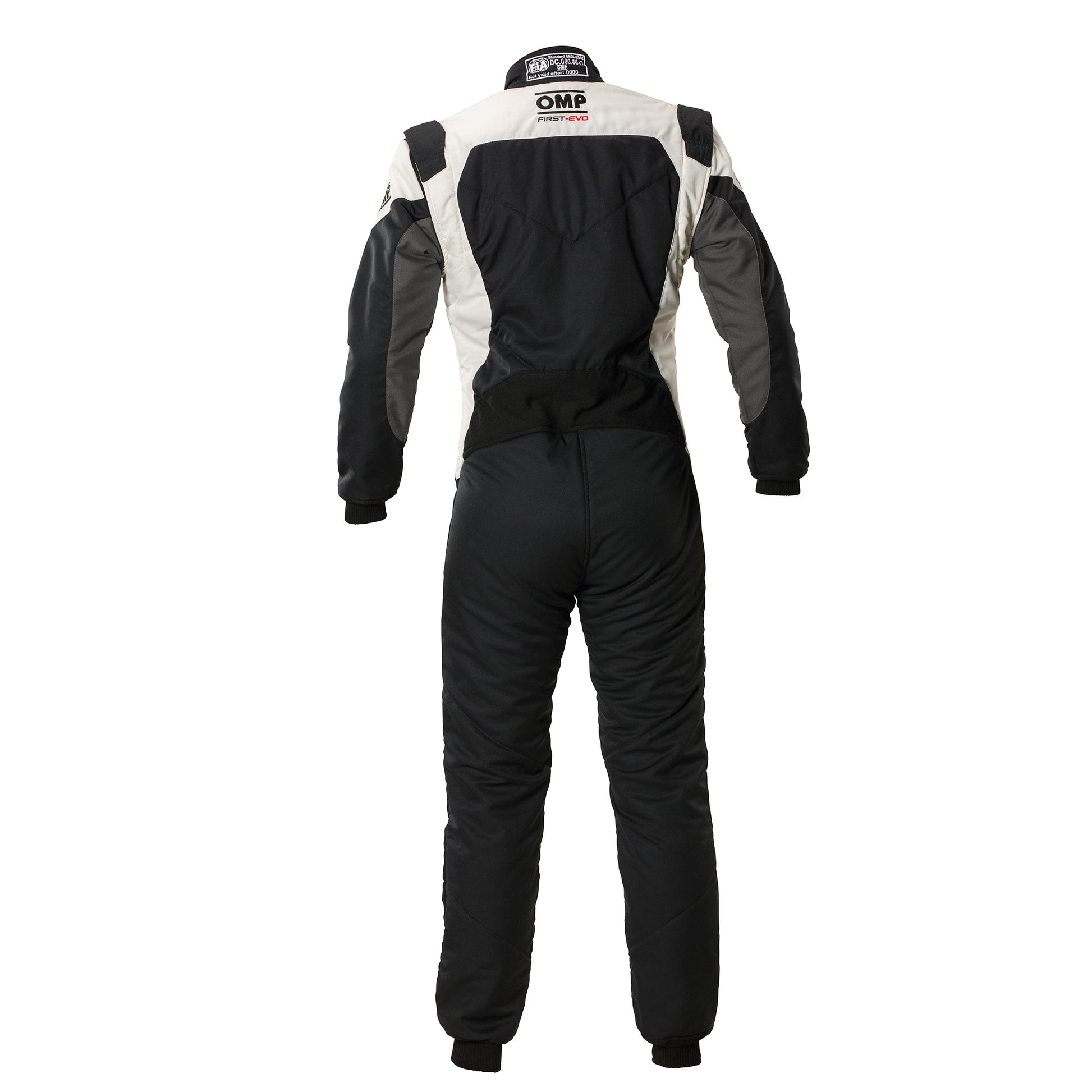 OMP First Evo Overall Driving Suit FIA (Black, back)