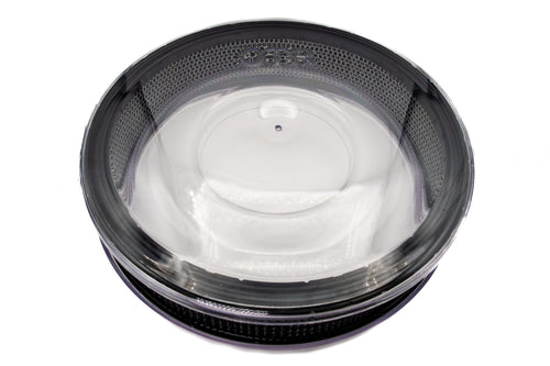 OTR 18″ Holley Dominator Air Cleaner w/3.5″ Filter - Clear