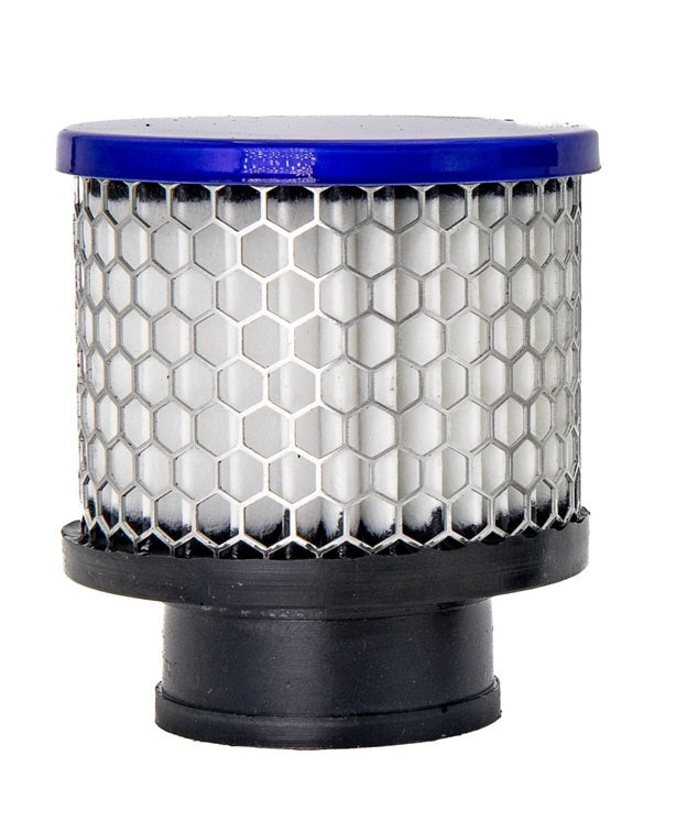 OTR Engine Breather Clamp-On 1.50″ - Blue End Cap