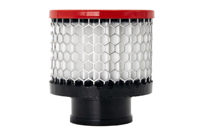 OTR Engine Breather Clamp-On 1.50″ - Red End Cap