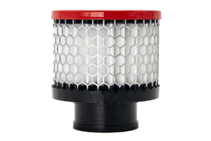 OTR Engine Breather Clamp-On 1.375″ - Red End Cap