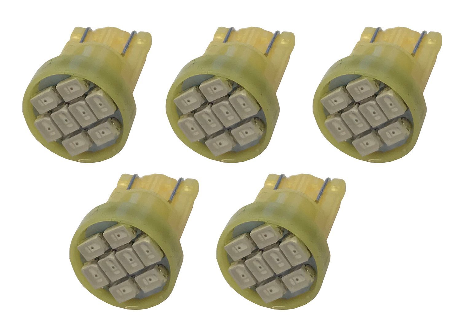 Pacer T10 LED Amber Bulbs (5pk)