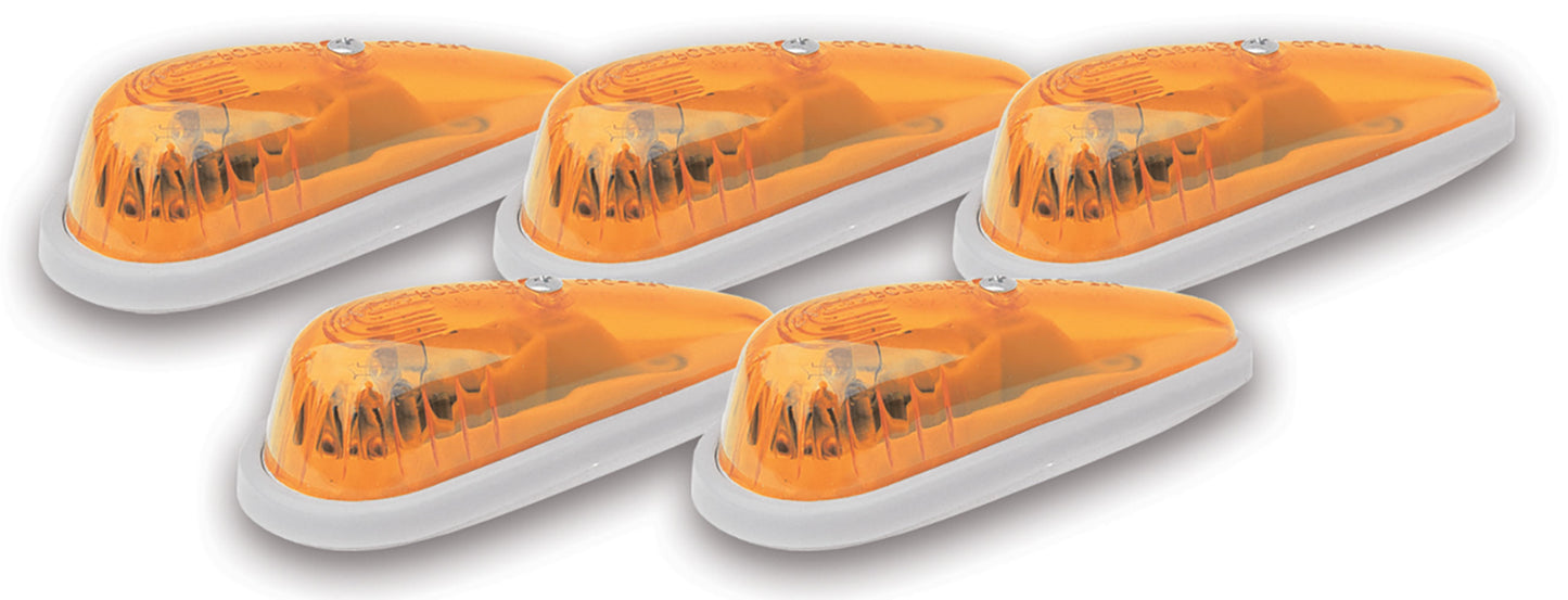 Pacer LED Amber Teardrop 5-Light Kit