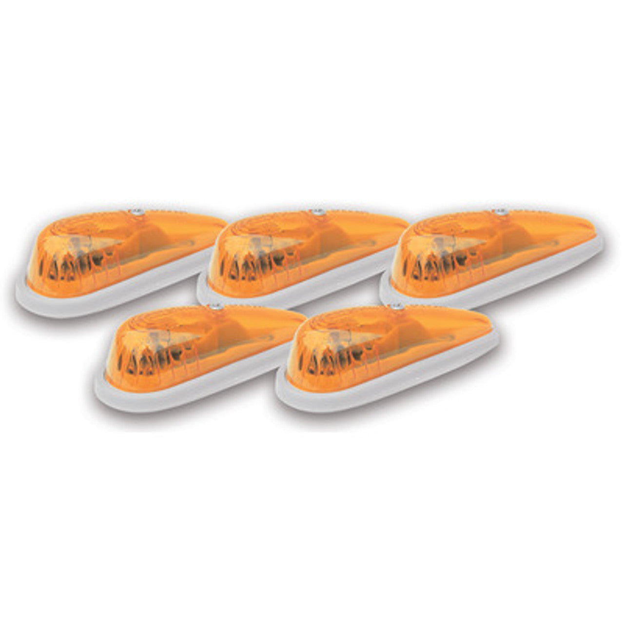 Pacer LED Amber Teardrop 5-Light Kit