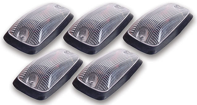 Pacer Hi-Five Cab Roof Lights Clear 5-Light Kit