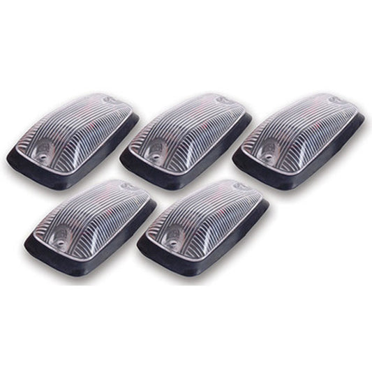 Pacer Hi-Five Cab Roof Lights Clear 5-Light Kit