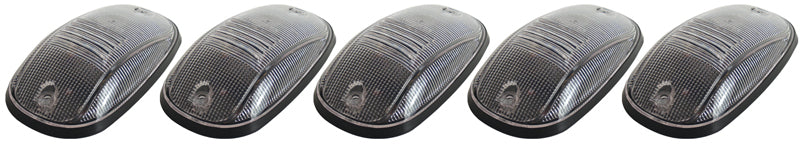 Pacer Hi-Five Cab Roof Lights Clear 5-Light Kit