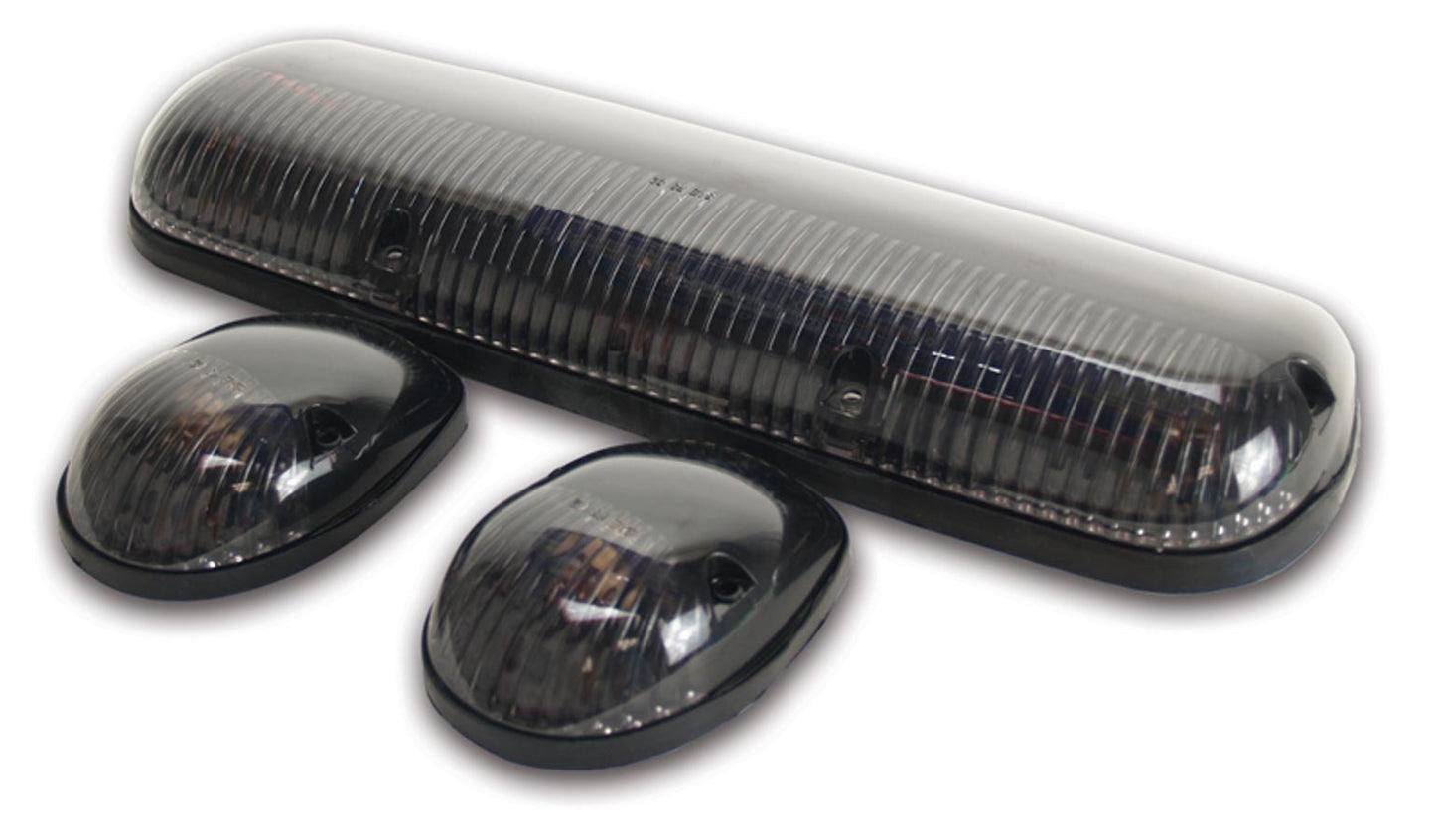Pacer Cab Roof Lights Smoke 02-06 GM Truck LED