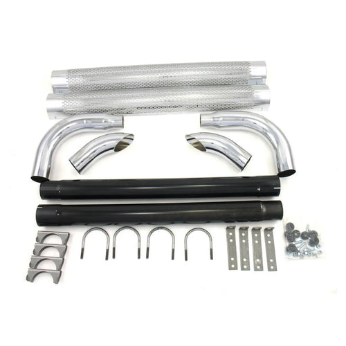 Patriot Exhaust Chrome Side Pipes 60