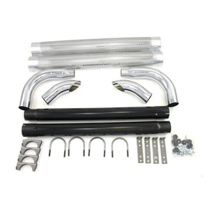 Patriot Exhaust Chrome Side Pipes 60" H1060