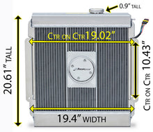 Proform Slim-Fit Radiator System Direct Fit 69681.2 (Dimensions)