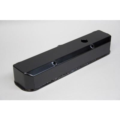 PRW Billet Rail Valve Covers - SBM Black