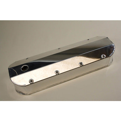 PRW Billet Rail Valve Covers - BBC Tall Polished 4045408
