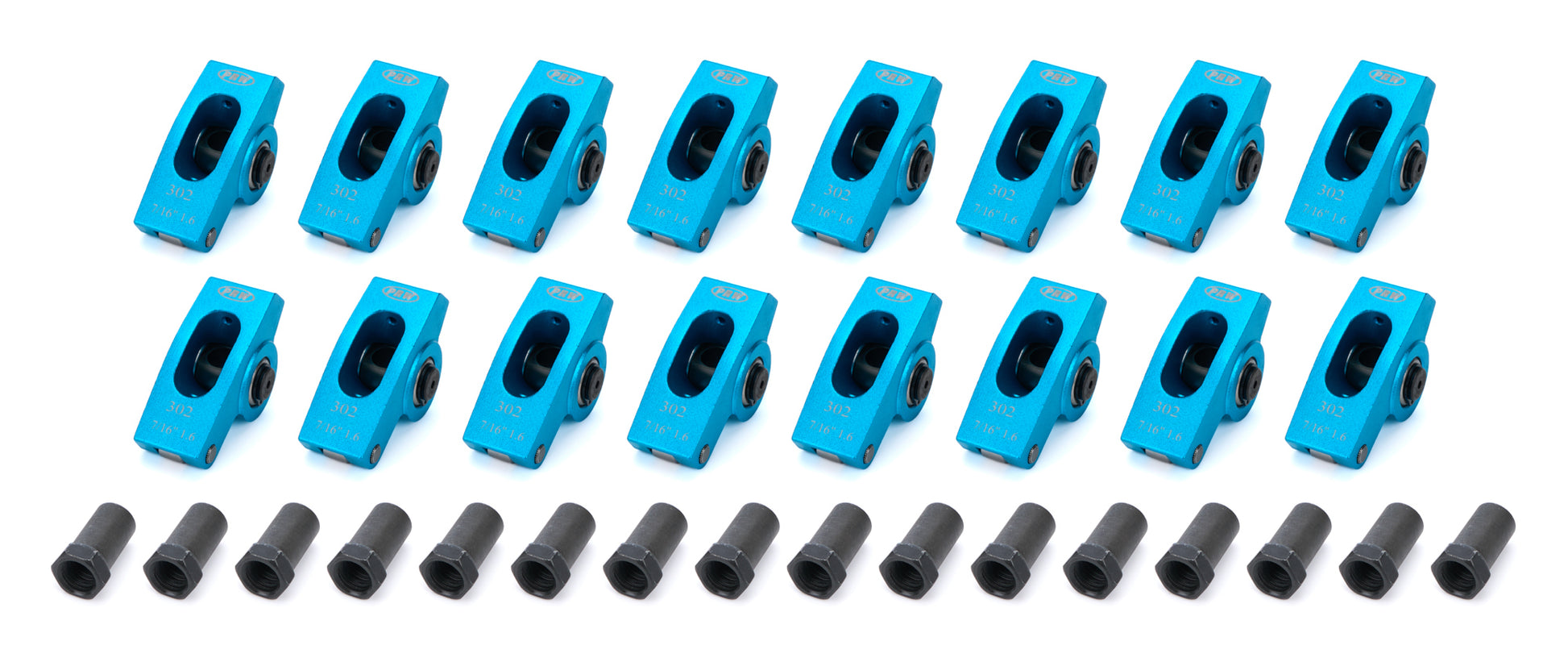 PRW SBF Roller Rocker Arms - 1.6 Ratio 7/16 Stud