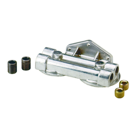 Perma-Cool Dual Oil Filter Mount 3/4-16 Thread 1/2" NPT 1221