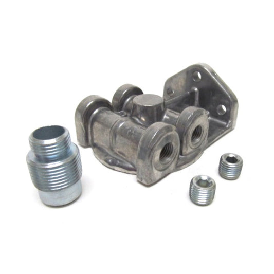 Perma-Cool Oil Filter Mount 1"-14 Ports: 1/4" NPT L/R 4794