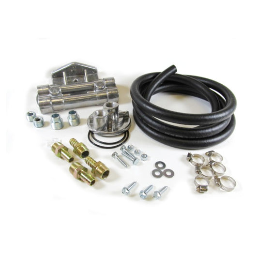 Perma-Cool Dlx Filter Relocation Kit (Dual) 1"-16 72956