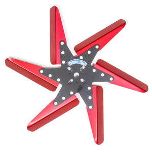 Perma-Cool Flex Fan Aluminum 18" Black Center/Red Blades 83182