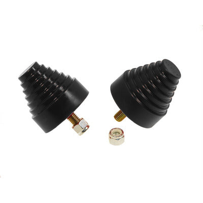 Prothane Bump Stop 2-1/4 x 2-1/4 Stepped Cone Pair 19-1318-BL