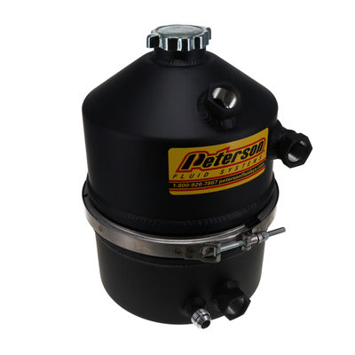 Peterson Fluid Oil Tank 3-Gallon Dual Scavenge Black 08-0009-BLK