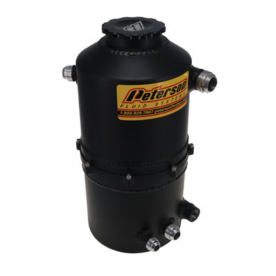 Peterson Fluid Oil Tank 2.3-Gallon Single Scavenge Black 08-0785-BLK