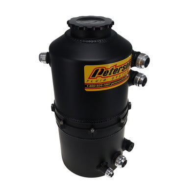 Peterson Fluid Oil Tank 2.3-Gallon Dual Scavenge Black 08-0786-BLK