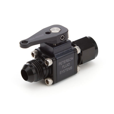 Peterson Fluid Inline Ball Valve 8AN Male to 8AN Female 09-0923