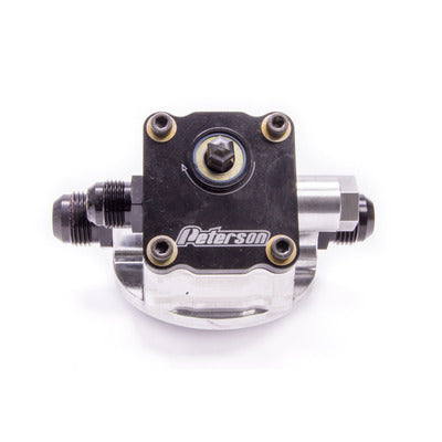 Peterson Fluid Engine Primer Oil Filter Mount 12AN Chevy L to R 09-1502
