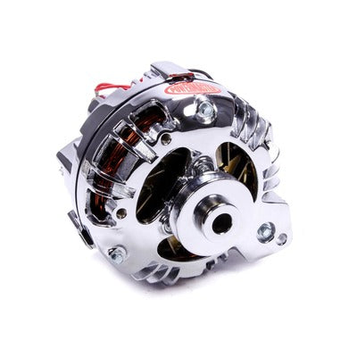 Powermaster Chrome Mopar 95 Amp Alter Single Groove Pulley 175191