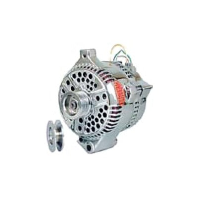 Powermaster Ford 3G 140 Amp Alternator Chrome 1-Wire 177711