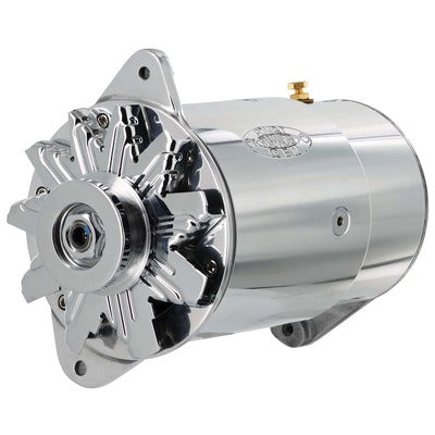 Powermaster Power Generator 90 Amp GM Long Polished 282051