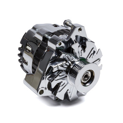 Powermaster Chrome GM CS130 140 Amp Alternator 37861