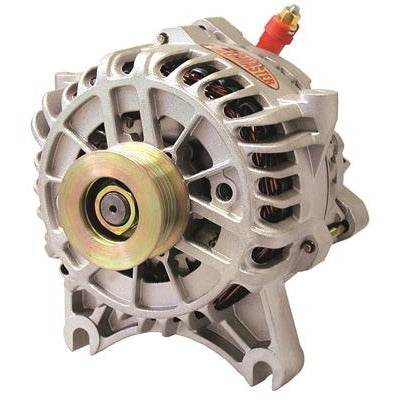 Powermaster 200 Amp Alternator Ford 6G Style Natural Finish 47795