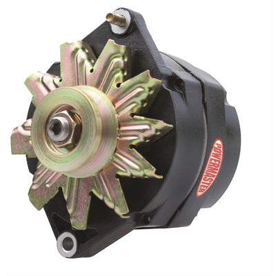 Powermaster Alternator GM 12SI 150 Amp 1-V Pulley Black 57293