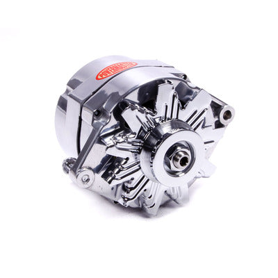 Powermaster Polished Delco 150 Amp Alternator 1 Wire 67293