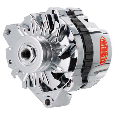 Powermaster 140 Amp Alternator Chrysler w/Spacer Chrome 8-37529