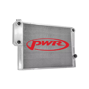 PWR Radiator 19 x 28 Double Pass w/Exchanger Open 905-28191