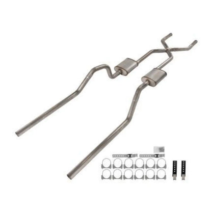 Pypes X-Pipe Crossmember Back Exhaust 65-70 Chevy B-Body SGB15S
