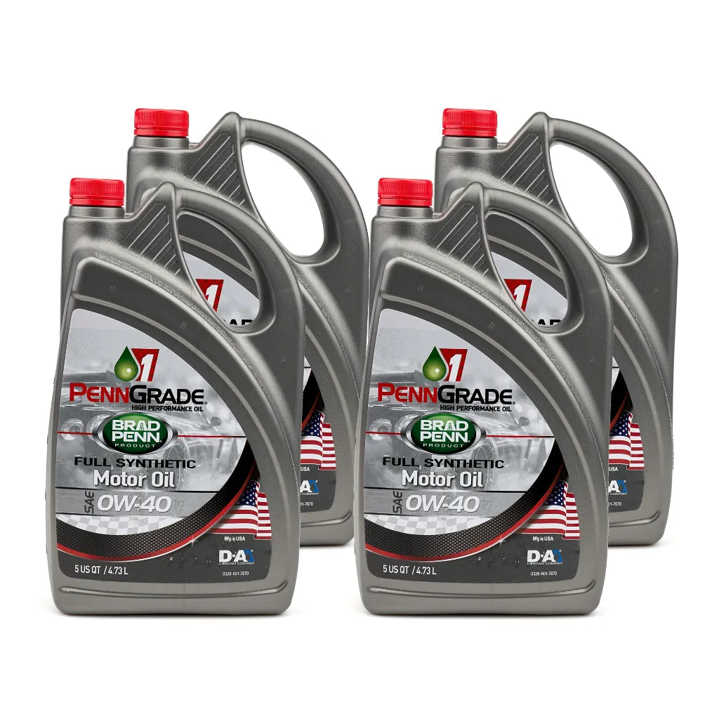 PennGrade 1 Synthetic Oil 0W40 (5 Qt), Case of 4